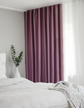 purple blackout curtains